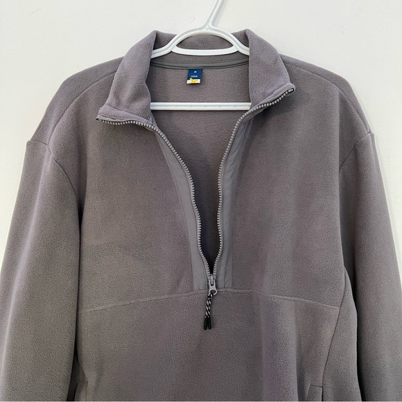 (M) GAP Men's loose-fitting half-zip microfleece sweater - Picture 3 of 6